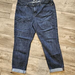 LC Lauren Conrad Dark Blue Ankle Jeans